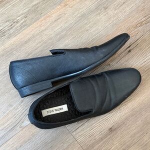 Steve Madden Black Men’s Slip-On Tux Shoes / Loafers